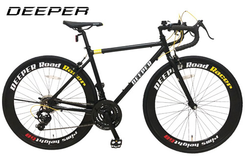 DEEPER ロードバイク ホワイト 60mmホイール